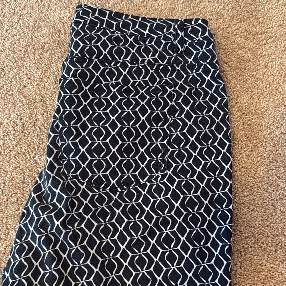 Geometric Patterned Pants - image 3